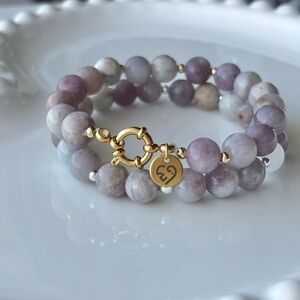 Purple Tourmaline Bracelet 14K Gold Filled | Handmade Jewelry